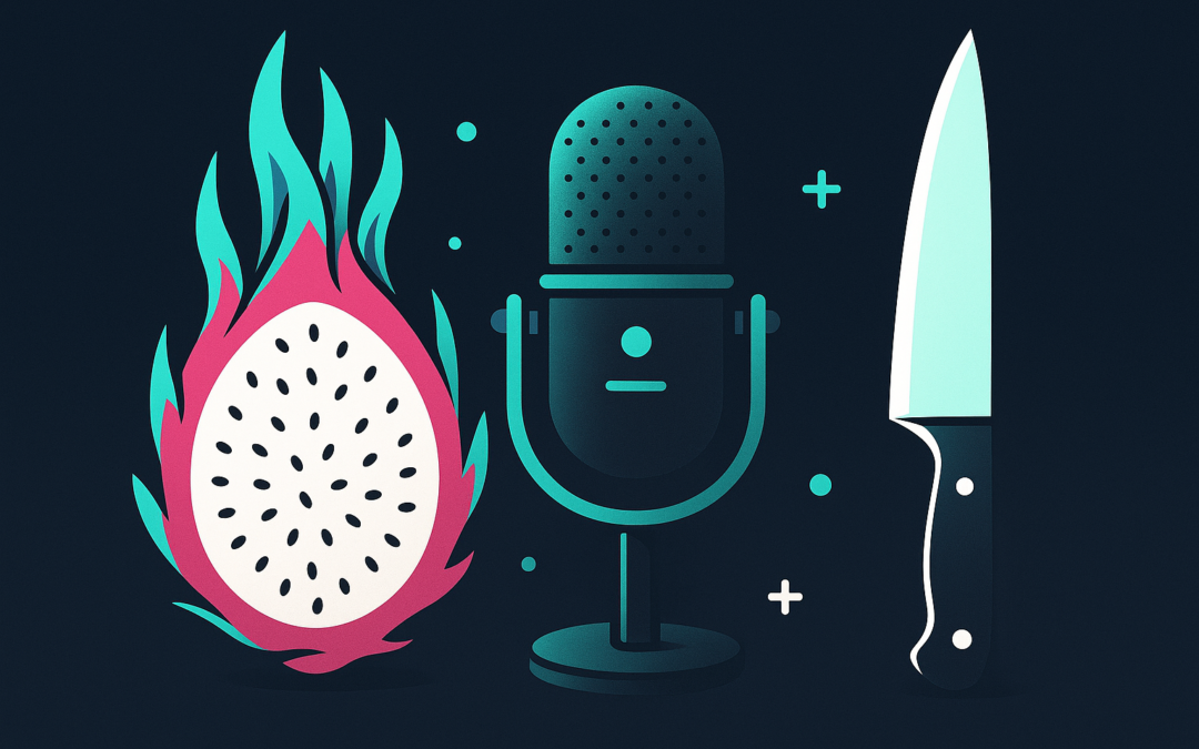 How Do You Cut a Dragon Fruit? A Story for Podcast Lovers
