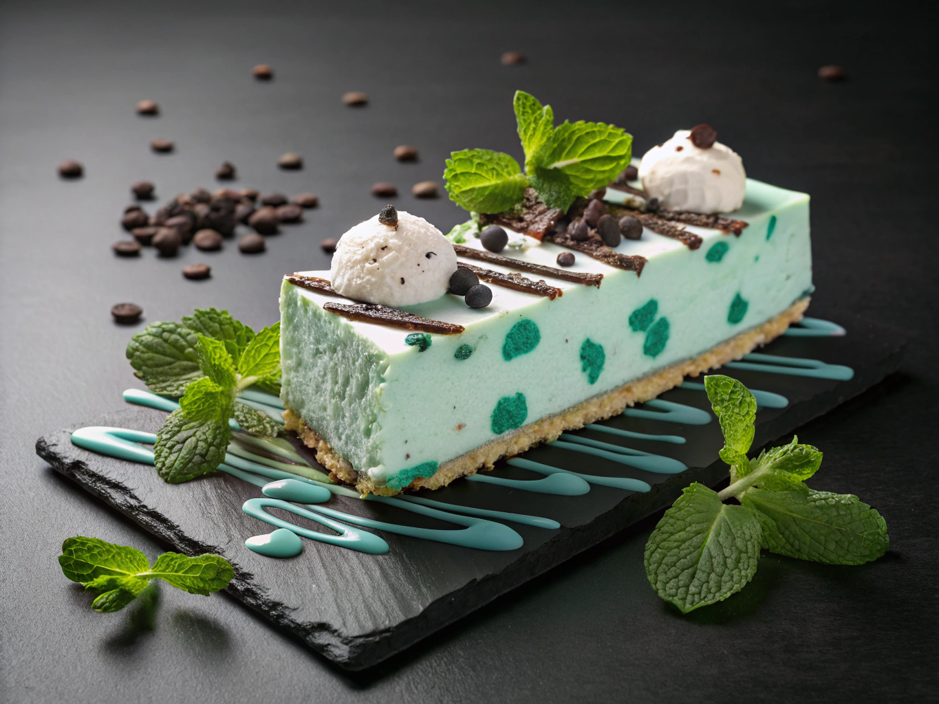 mint chocolate chip ice cream cake