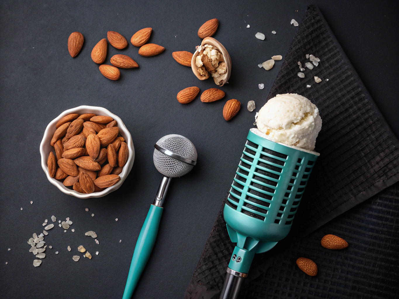 toasted almond ice cream
