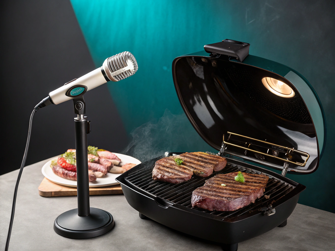 flank steak on grill