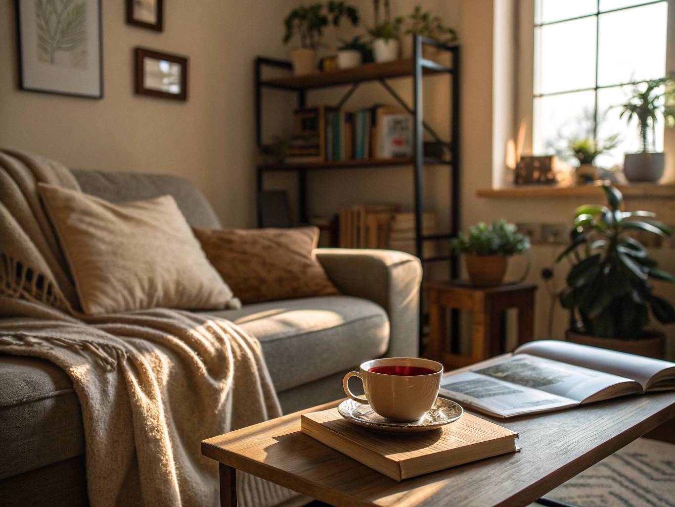 wood coffee table round